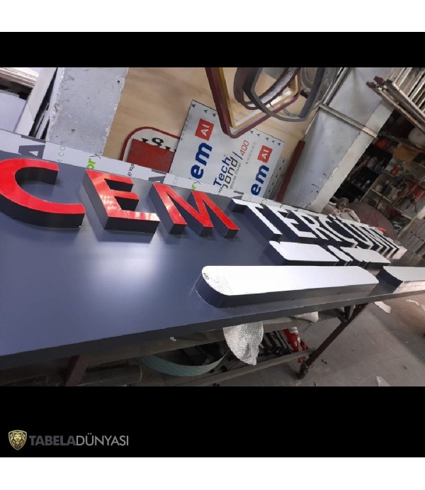 Cem Tercume Işıklı Kutu Harf