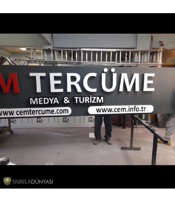 Cem Tercume Işıklı Kutu Harf