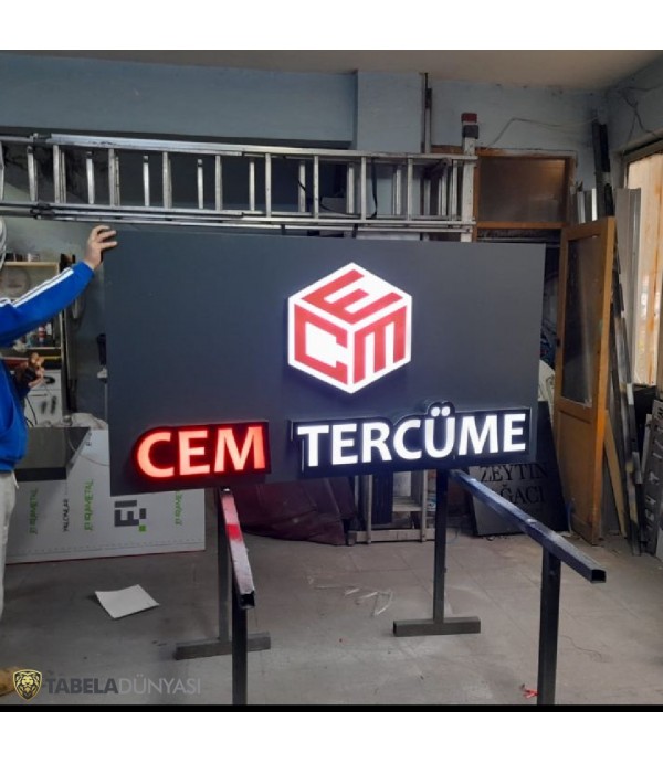 Cem Tercume Işıklı Kutu Harf