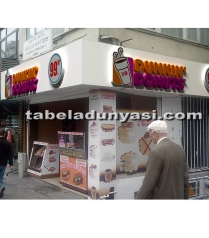 Dunkin Donuts Kutu Harf Tabela