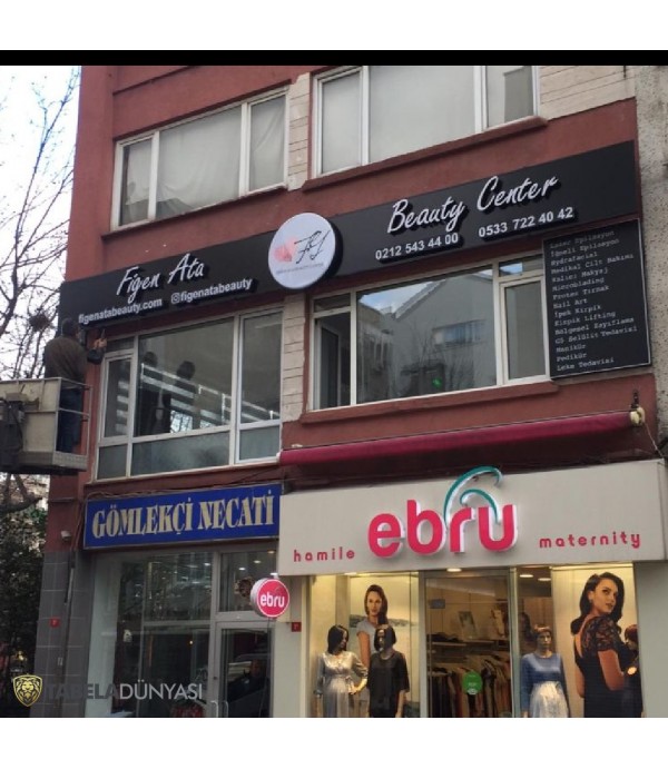 Figen Ata Beauty Center Işıklı Kutu Harf Tabela