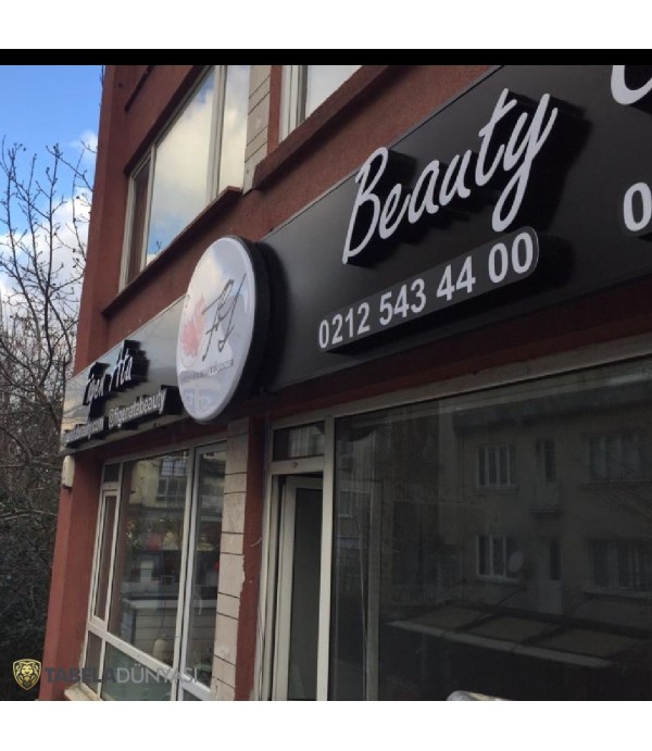 Figen Ata Beauty Center Işıklı Kutu Harf Tabela