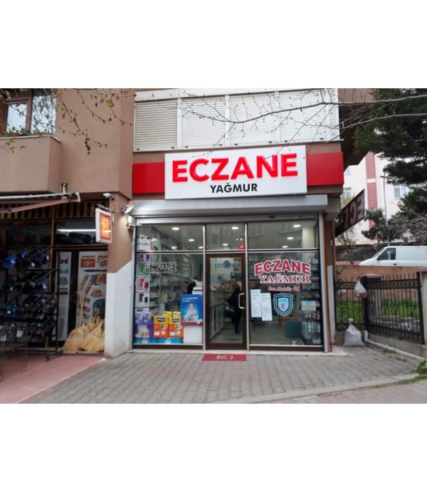 Eczane Yağmur  İçten Led  Kutu Harf Eczane Tabela