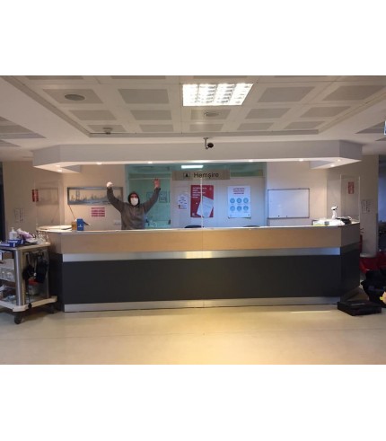 Fatih Sultan Mehmet Hastanesi Koruyucu Pleksi Seperatörler