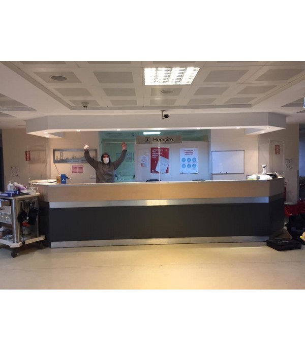 Fatih Sultan Mehmet Hastanesi Koruyucu Pleksi Seperatörler