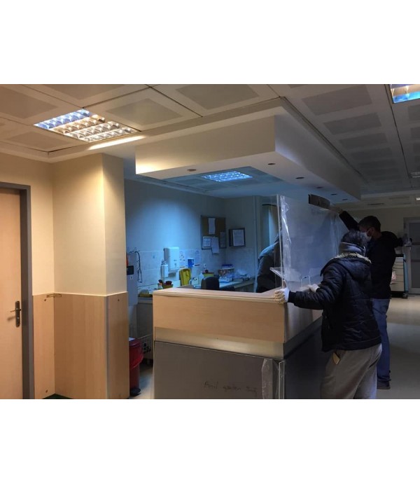 Fatih Sultan Mehmet Hastanesi Koruyucu Pleksi Seperatörler