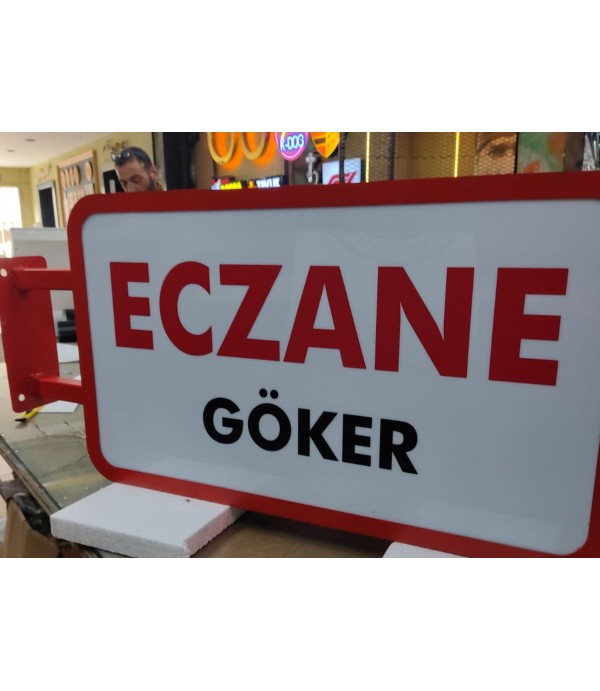 Göker Eczanesi Yeni Eczane Tabelası