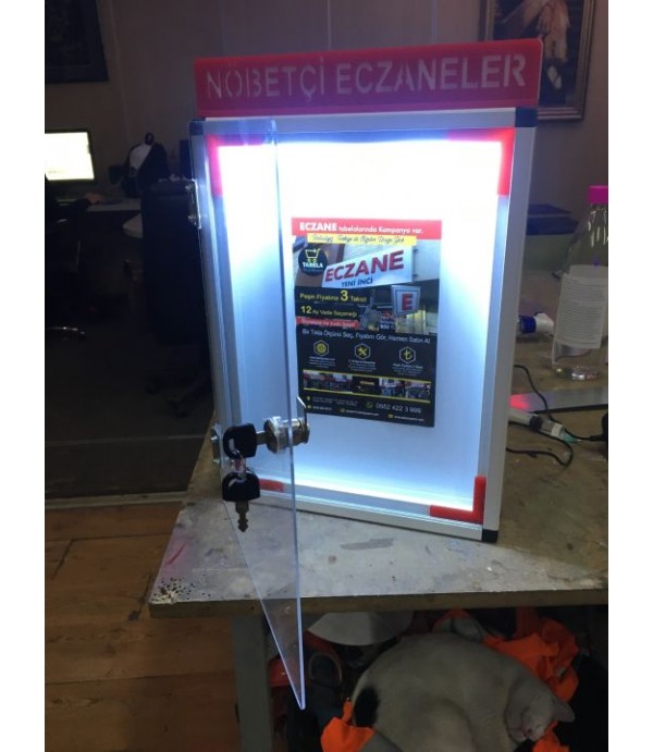 Işıklı Nöbetçi Eczane Tabelası