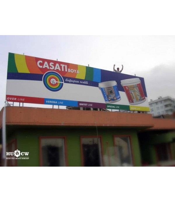 Casati Boya Çatı Tabelası