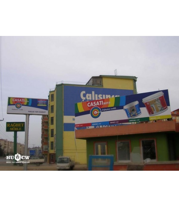 Casati Boya Çatı Tabelası