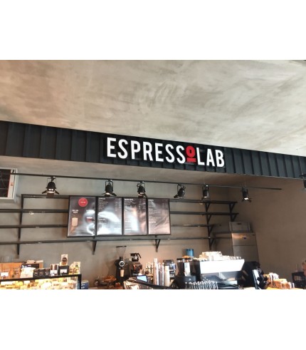 Espressolab ışıklı tabelası