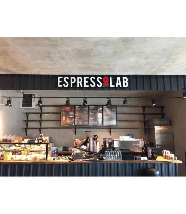 Espressolab ışıklı tabelası