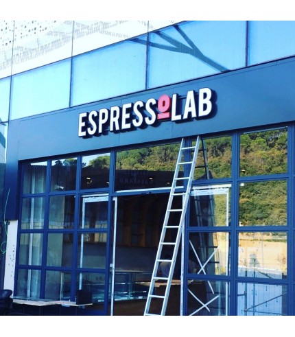 Espressolab Kutu Harf Bayii Tabelası