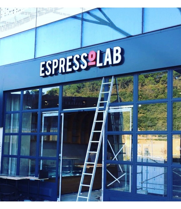 Espressolab Kutu Harf Bayii Tabelası