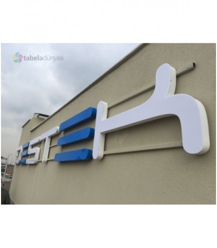 Destek Kutu Harf Tabela