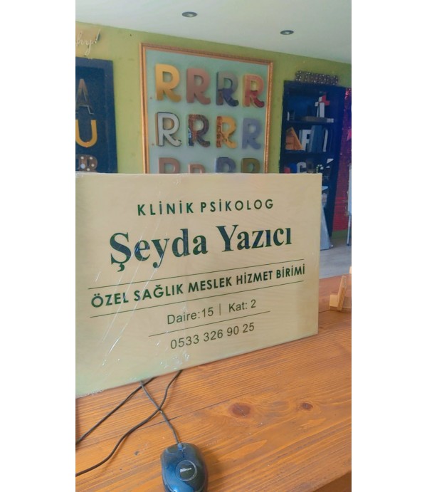 Özel Sağlık Meslek Hizmet Birimi Tabela