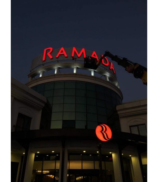 Ramada Otel Sakarya Işıklı Çatı Tabela