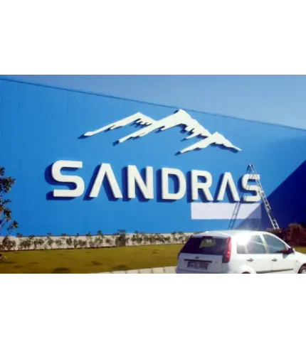Sandras Marmaris İçin Devasa Kutu Harf Çalışması