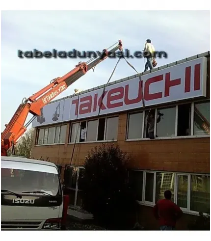 Vinil Germe Işıklı Tabela