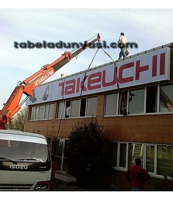 Vinil Germe Işıklı Tabela