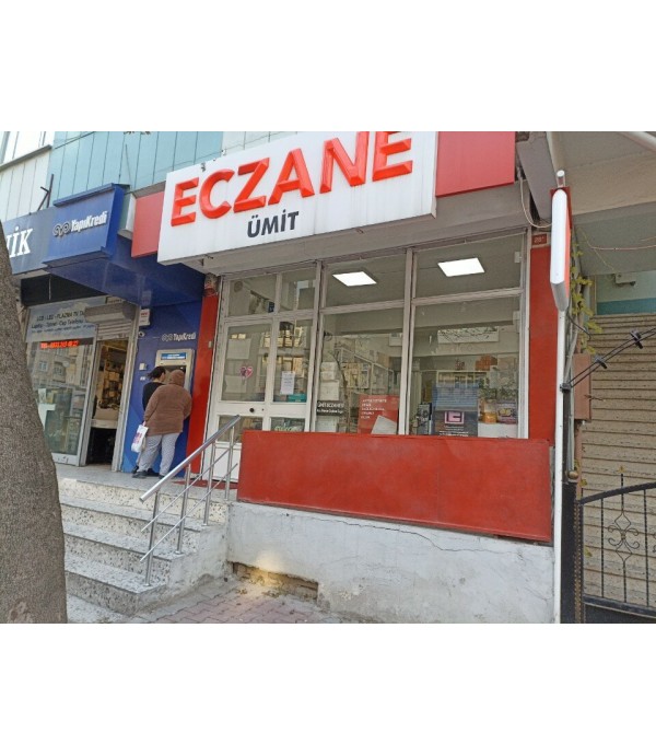 Eczane Ümit Kübik Kabartma Harf Eczane Tabela