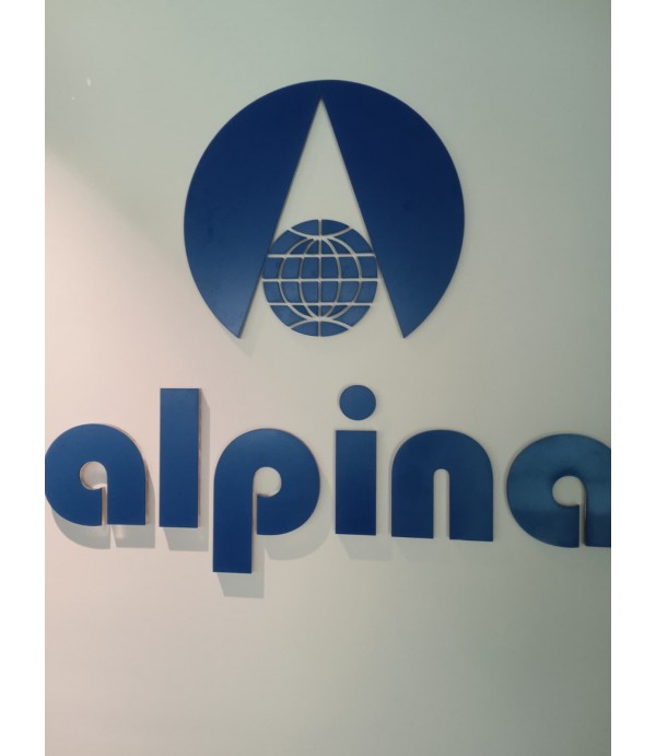 Alpina Banko Arkası Kesme Pleksi Harf Uygulaması