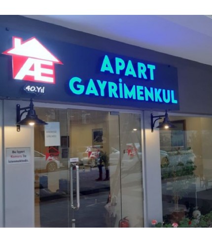 Apart Gayrimenkul Işıklı Tabela