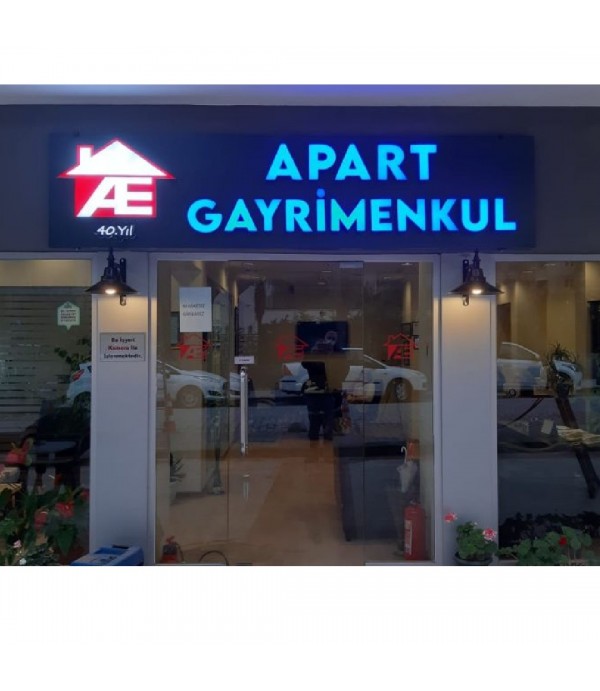 Apart Gayrimenkul Işıklı Tabela