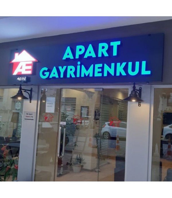Apart Gayrimenkul Işıklı Tabela