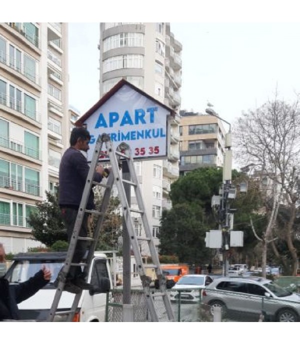 Apart Gayrimenkul Işıklı Tabela