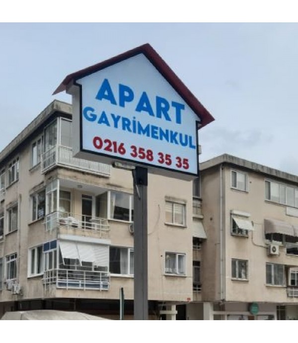 Apart Gayrimenkul Işıklı Tabela