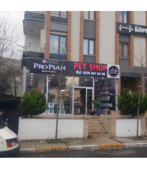 Aren Pet Shop Işıklı Tabela