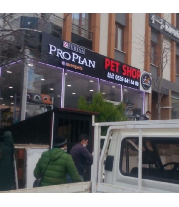 Aren Pet Shop Işıklı Tabela