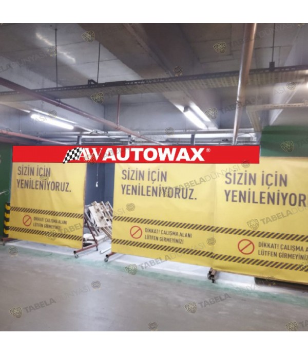 Autowax  ışıklı pleksi tabela