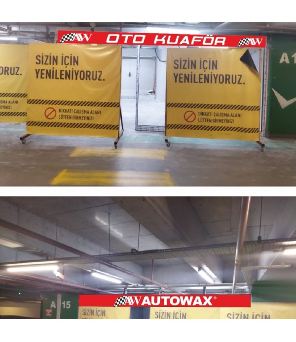 Autowax  ışıklı pleksi tabela