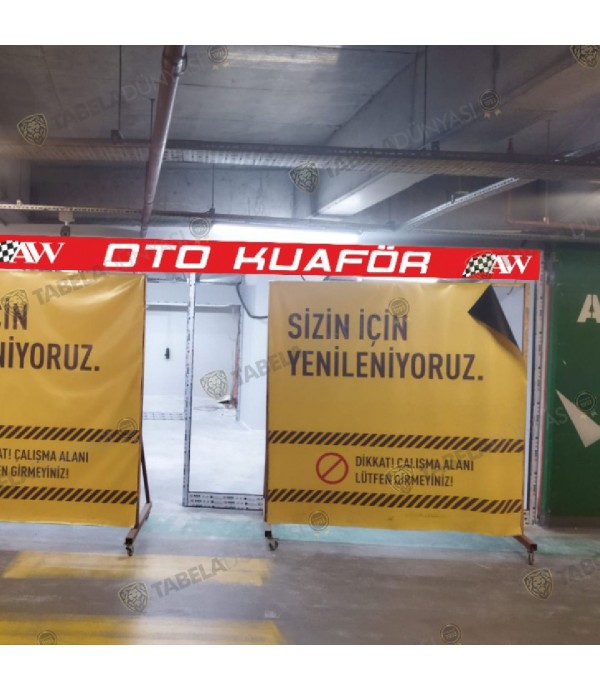 Autowax  ışıklı pleksi tabela