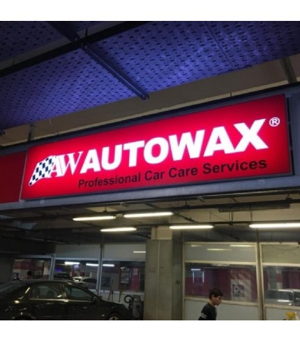 Autowax Oto Yıkama Işıklı Tabela