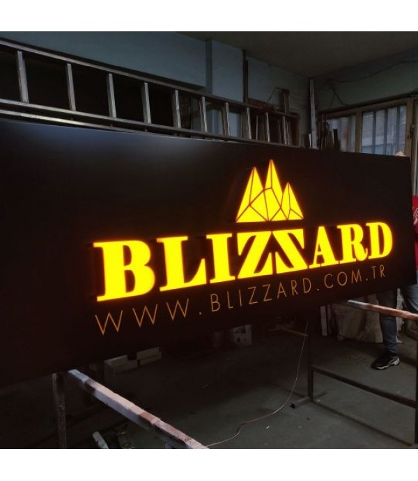Blizzard Işıklı kutu harf tabela