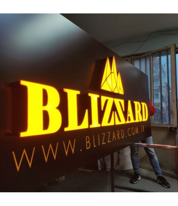 Blizzard Işıklı kutu harf tabela
