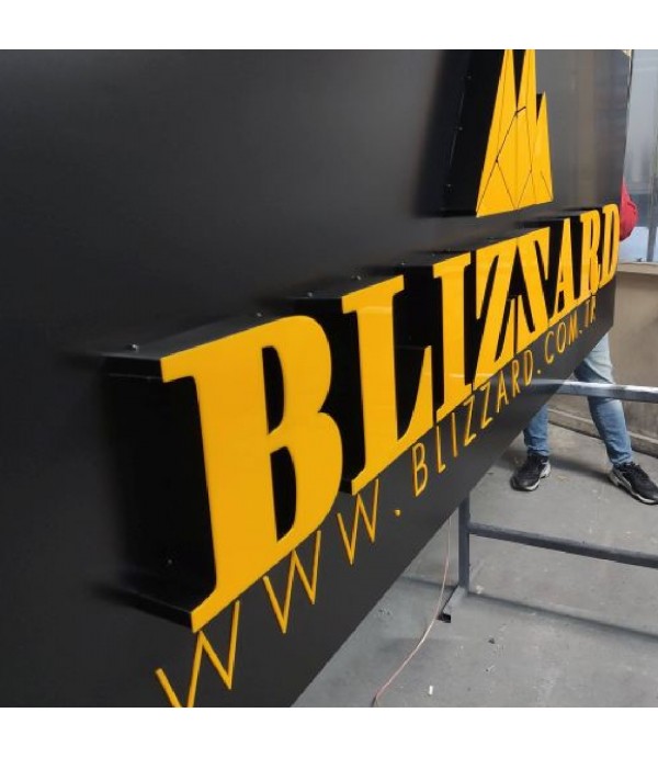 Blizzard Işıklı kutu harf tabela
