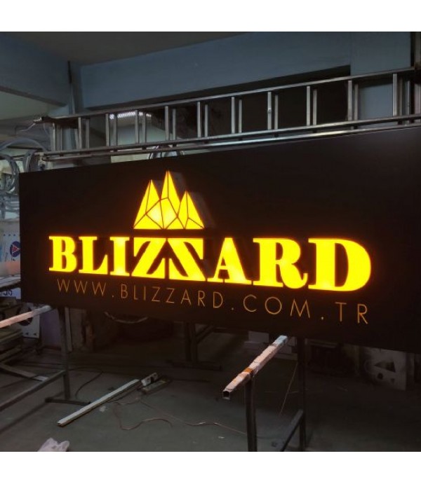 Blizzard Işıklı kutu harf tabela