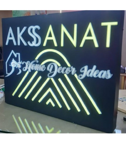Aksanat Işıklı Tabela