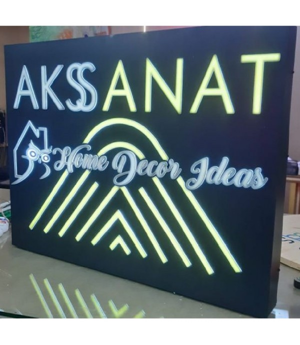 Aksanat Işıklı Tabela