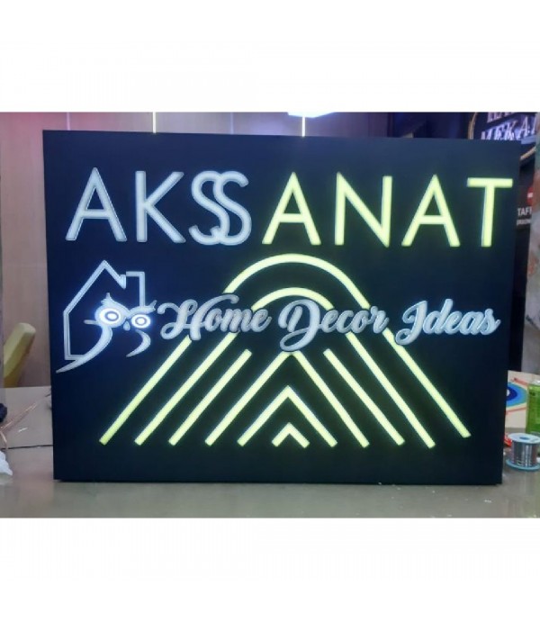 Aksanat Işıklı Tabela