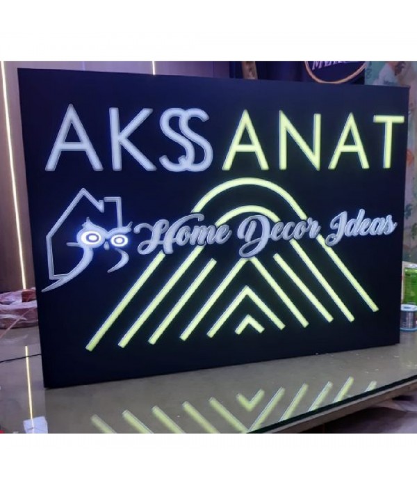 Aksanat Işıklı Tabela