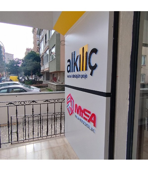 Alkılıç Işıklı Alın Tabelası