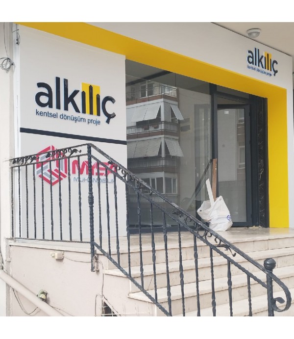 Alkılıç Işıklı Alın Tabelası