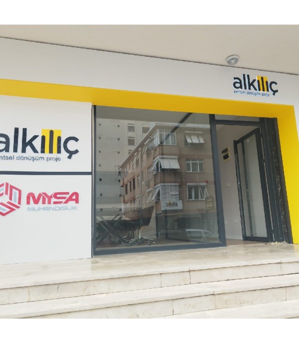 Alkılıç Işıklı Alın Tabelası
