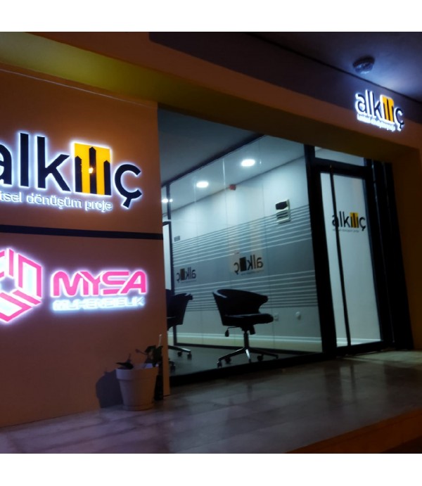 Alkılıç Işıklı Alın Tabelası