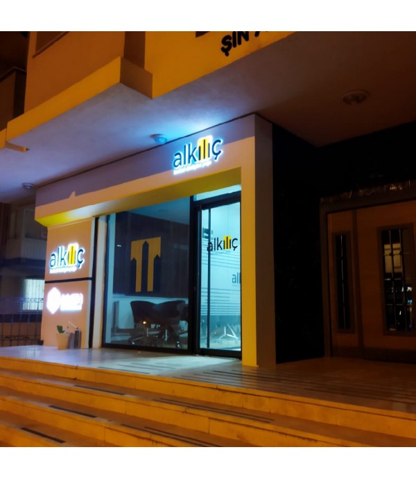 Alkılıç Işıklı Alın Tabelası